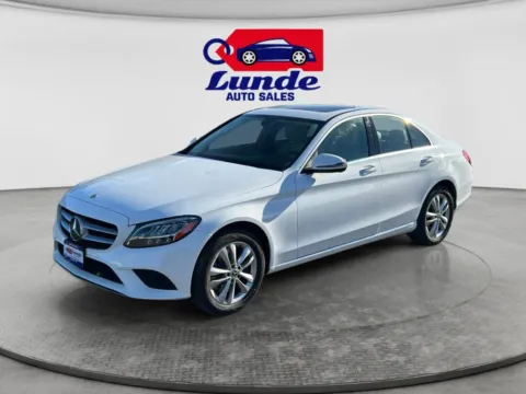 White 2021 Mercedes-Benz C-Class C 300 4MATIC Sedan 4D for sale in Wadena, MN