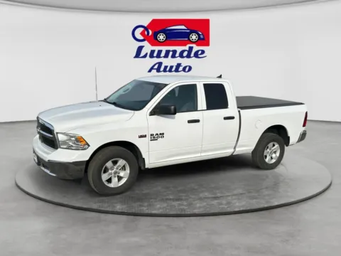 White 2023 Ram 1500 Classic Quad Cab Tradesman Pickup 4D 6 1/3 ft for sale in Wadena, MN