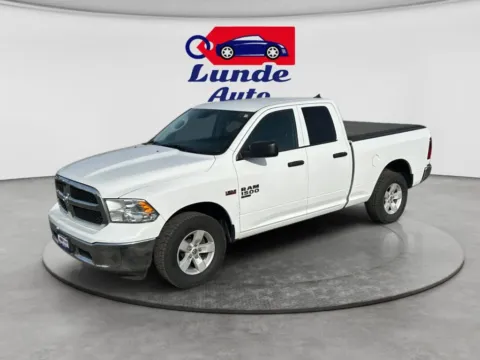 White 2023 Ram 1500 Classic Quad Cab Tradesman Pickup 4D 6 1/3 ft for sale in Wadena, MN