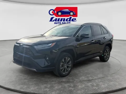 Black 2023 Toyota RAV4 Hybrid Limited Sport Utility 4D for sale in Wadena, MN