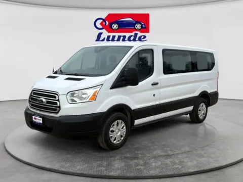 White 2019 Ford Transit 150 Wagon XLT w/Low Roof w/Sliding Side Door Van 3D for sale in Wadena, MN