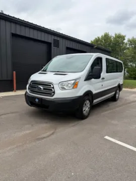 White 2019 Ford Transit 150 Wagon XLT w/Low Roof w/Sliding Side Door Van 3D for sale in Wadena, MN
