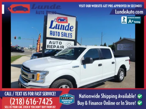 White 2018 Ford F-150 SuperCrew Cab XLT Pickup 4D 5 1/2 ft for sale in Wadena, MN