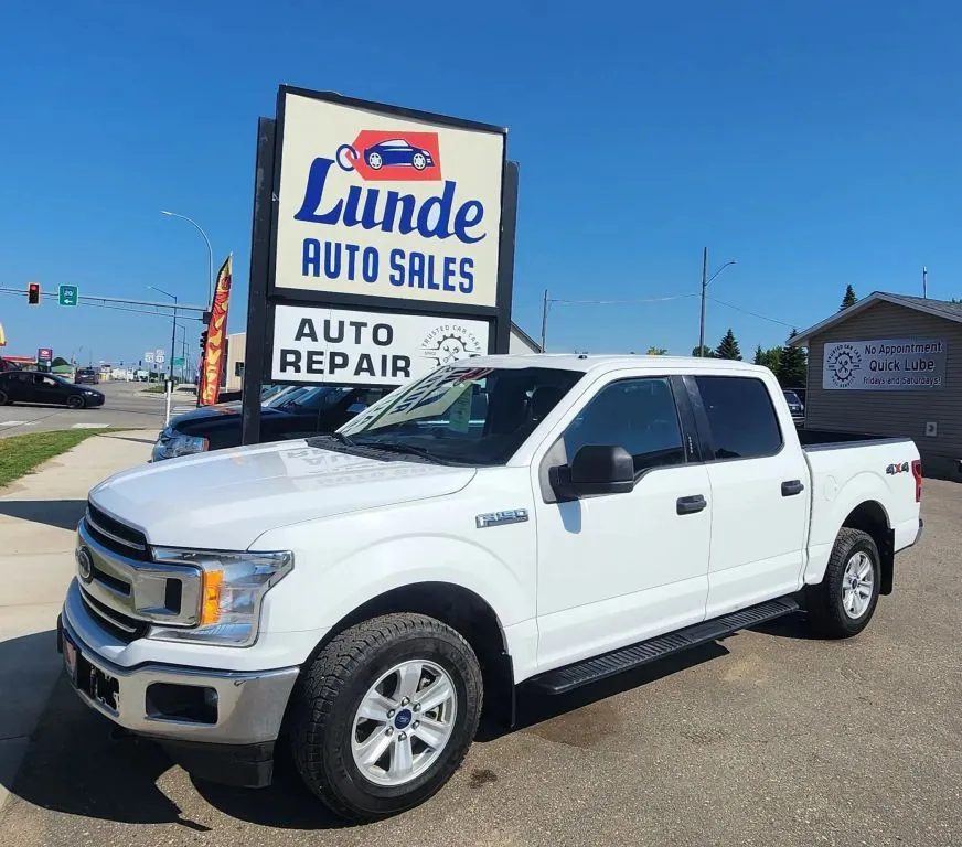 White 2018 Ford F-150 SuperCrew Cab XLT Pickup 4D 5 1/2 ft for sale in Wadena, MN