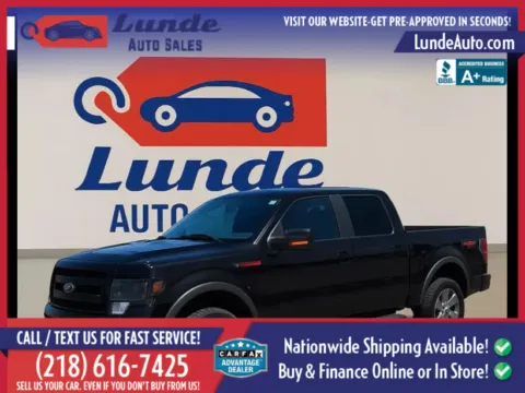 Black 2014 Ford F-150 SuperCrew Cab FX4 Pickup 4D 5 1/2 ft for sale in Wadena, MN