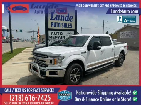 White 2019 Ford F-150 SuperCrew Cab XLT Pickup 4D 6 1/2 ft for sale in Wadena, MN