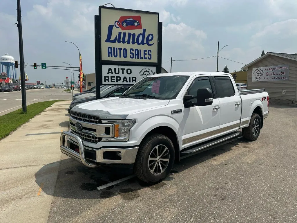White 2019 Ford F-150 SuperCrew Cab XLT Pickup 4D 6 1/2 ft for sale in Wadena, MN