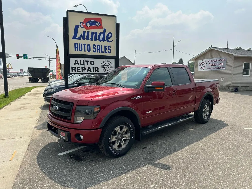 Red 2013 Ford F-150 SuperCrew Cab FX4 Pickup 4D 5 1/2 ft for sale in Wadena, MN