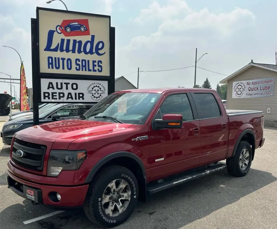Red 2013 Ford F-150 SuperCrew Cab FX4 Pickup 4D 5 1/2 ft for sale in Wadena, MN