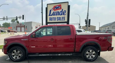 Red 2013 Ford F-150 SuperCrew Cab FX4 Pickup 4D 5 1/2 ft for sale in Wadena, MN
