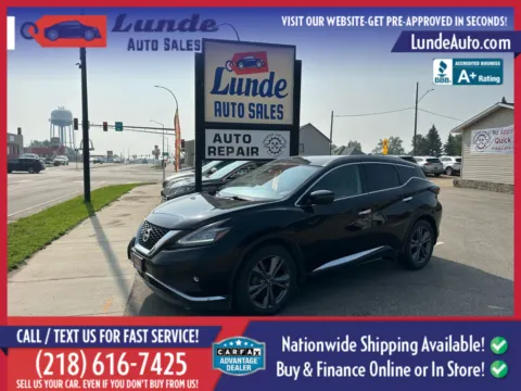 Black 2019 Nissan Murano Platinum Sport Utility 4D for sale in Wadena, MN