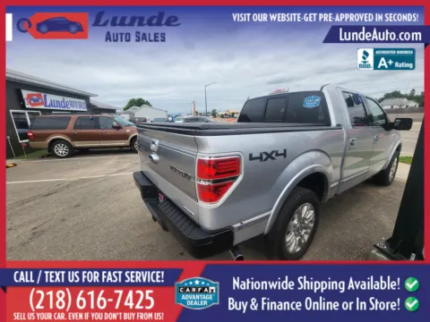 More photos of 2013 Ford F-150 SuperCrew Cab Platinum Pickup 4D 5 1/2 ft at Lunde Auto Sales, MN