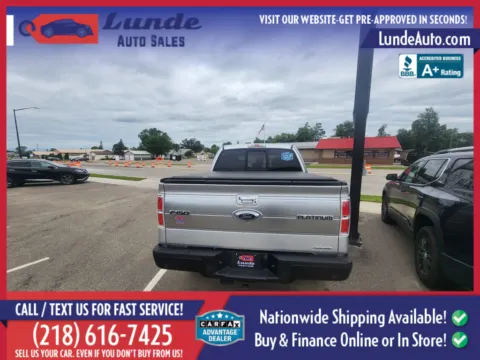 More photos of 2013 Ford F-150 SuperCrew Cab Platinum Pickup 4D 5 1/2 ft at Lunde Auto Sales, MN