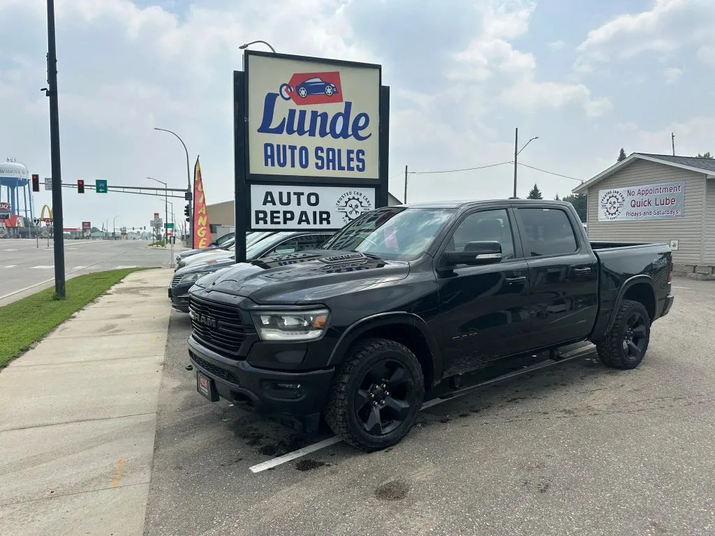 Black 2019 Ram 1500 Crew Cab Laramie Pickup 4D 5 1/2 ft for sale in Wadena, MN