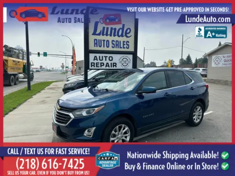 Blue 2020 Chevrolet Equinox LT Sport Utility 4D for sale in Wadena, MN