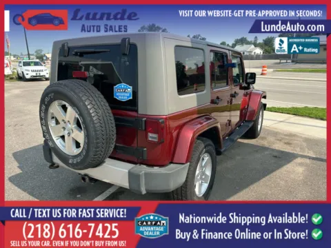 More photos of 2009 Jeep Wrangler Unlimited Sahara Sport Utility 4D at Lunde Auto Sales, MN