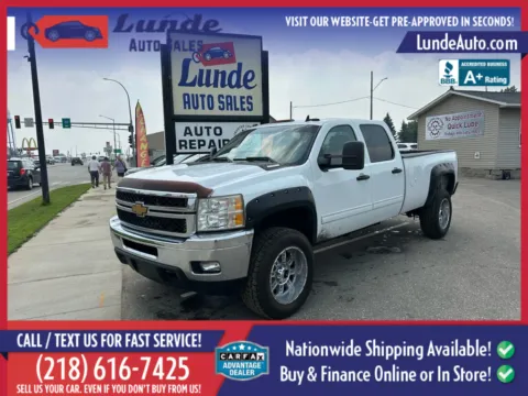 White 2011 Chevrolet Silverado 3500 HD Crew Cab LT Pickup 4D 8 ft for sale in Wadena, MN