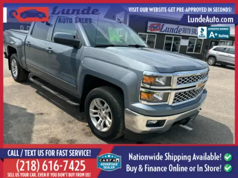 Another view of 2015 Chevrolet Silverado 1500 Crew Cab LT Pickup 4D 5 3/4 ft for sale in Wadena, MN at Lunde Auto Sales