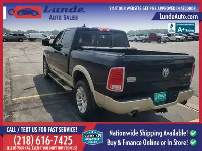 More photos of 2015 Ram 1500 Crew Cab Laramie Longhorn Pickup 4D 5 1/2 ft at Lunde Auto Sales, MN