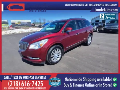 Red 2016 Buick Enclave Leather Sport Utility 4D for sale in Wadena, MN