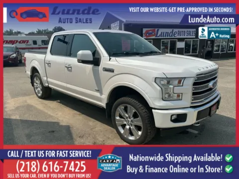 Photos of 2017 Ford F-150 SuperCrew Cab Limited Pickup 4D 5 1/2 ft for sale in Wadena, MN at Lunde Auto Sales