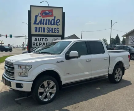 White 2017 Ford F-150 SuperCrew Cab Limited Pickup 4D 5 1/2 ft for sale in Wadena, MN