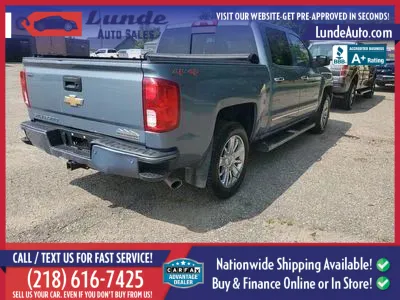 Photos of 2016 Chevrolet Silverado 1500 Crew Cab High Country Pickup 4D 5 3/4 ft for sale in Wadena, MN at Lunde Auto Sales