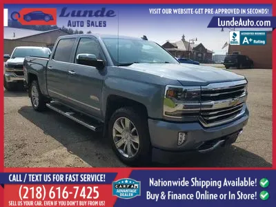 More photos of 2016 Chevrolet Silverado 1500 Crew Cab High Country Pickup 4D 5 3/4 ft at Lunde Auto Sales, MN