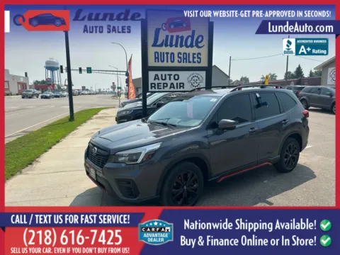 Black 2021 Subaru Forester Sport SUV 4D for sale in Wadena, MN