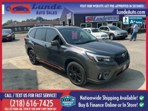 Another view of 2021 Subaru Forester Sport SUV 4D for sale in Wadena, MN at Lunde Auto Sales