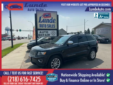 Black 2015 Jeep Grand Cherokee Laredo E Sport Utility 4D for sale in Wadena, MN