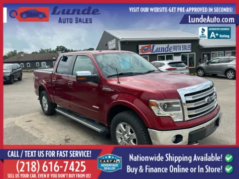 Another view of 2013 Ford F-150 SuperCrew Cab Lariat Pickup 4D 5 1/2 ft for sale in Wadena, MN at Lunde Auto Sales