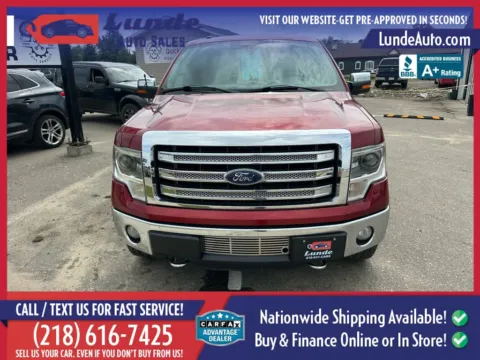 Photos of 2013 Ford F-150 SuperCrew Cab Lariat Pickup 4D 5 1/2 ft for sale in Wadena, MN at Lunde Auto Sales