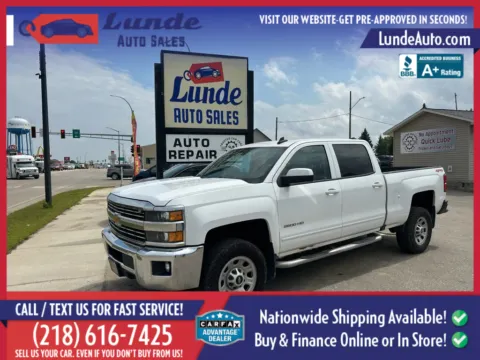 White 2018 Chevrolet Silverado 2500 HD Crew Cab LT Pickup 4D 6 1/2 ft for sale in Wadena, MN
