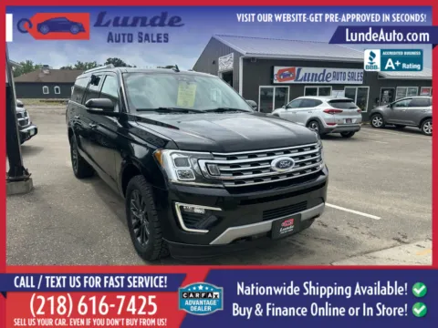 Photos of 2019 Ford Expedition MAX Limited Sport Utility 4D for sale in Wadena, MN at Lunde Auto Sales