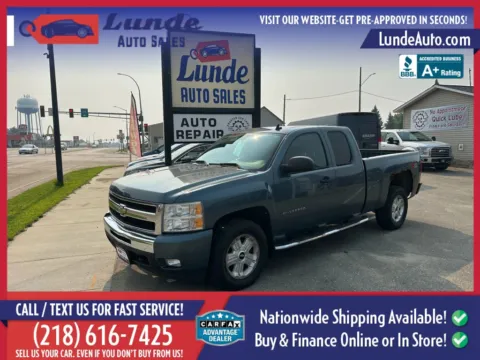 Blue 2010 Chevrolet Silverado 1500 Extended Cab LT Pickup 4D 6 1/2 ft for sale in Wadena, MN