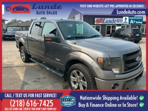 Another view of 2013 Ford F-150 SuperCrew Cab FX4 Pickup 4D 5 1/2 ft for sale in Wadena, MN at Lunde Auto Sales