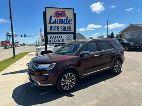 Red 2019 Ford Explorer Platinum Sport Utility 4D for sale in Wadena, MN