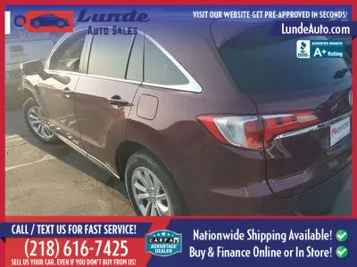 More photos of 2016 Acura RDX Sport Utility 4D at Lunde Auto Sales, MN