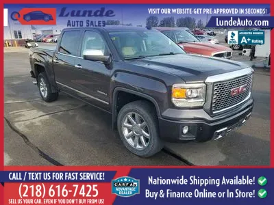 Photos of 2015 GMC Sierra 1500 Crew Cab Denali Pickup 4D 5 3/4 ft for sale in Wadena, MN at Lunde Auto Sales