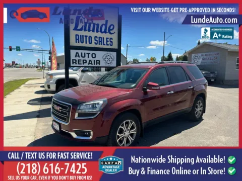 Red 2015 GMC Acadia SLT-1 Sport Utility 4D for sale in Wadena, MN