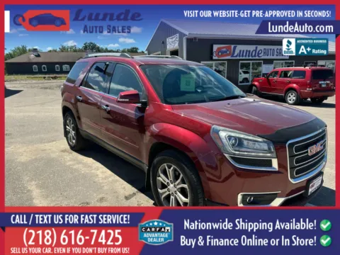 Another view of 2015 GMC Acadia SLT-1 Sport Utility 4D for sale in Wadena, MN at Lunde Auto Sales