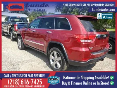 More photos of 2013 Jeep Grand Cherokee Overland Sport Utility 4D at Lunde Auto Sales, MN