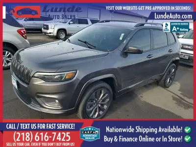 Gray 2020 Jeep Cherokee High Altitude Sport Utility 4D for sale in Wadena, MN