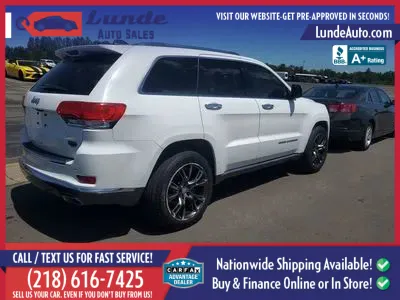 Another view of 2014 Jeep Grand Cherokee Summit Sport Utility 4D for sale in Wadena, MN at Lunde Auto Sales