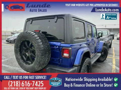 More photos of 2019 Jeep Wrangler Unlimited Sahara Sport Utility 4D at Lunde Auto Sales, MN