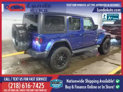 More photos of 2019 Jeep Wrangler Unlimited Sahara Sport Utility 4D at Lunde Auto Sales, MN