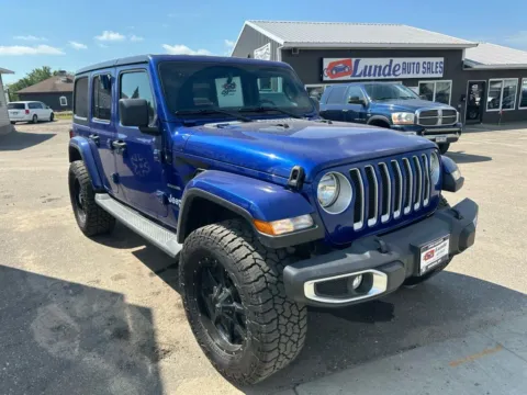 Another view of 2019 Jeep Wrangler Unlimited Sahara Sport Utility 4D for sale in Wadena, MN at Lunde Auto Sales