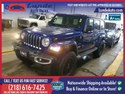 Photos of 2019 Jeep Wrangler Unlimited Sahara Sport Utility 4D for sale in Wadena, MN at Lunde Auto Sales