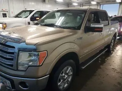 Beige 2013 Ford F-150 SuperCrew Cab Lariat Pickup 4D 5 1/2 ft for sale in Wadena, MN
